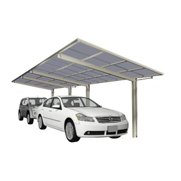 Doppelcarport »Linea«, Typ 60, Außenmaß BxT: 272,6 x 982,6 cm, edelstahlfarben