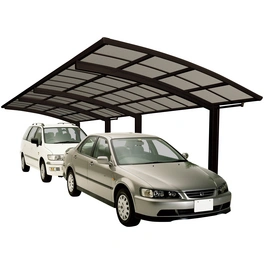 Doppelcarport »Portoforte«, Typ 60, Außenmaß BxT: 270,4 x 982,6 cm, braun