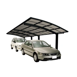 Doppelcarport »Portoforte«, Typ 60, Außenmaß BxT: 270,4 x 982,6 cm, schwarz