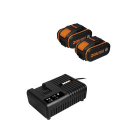Dual-Ladegerät Set »PowerShare WA3611«, schwarz/orange