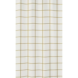 Duschvorhang »Grid«, BxH: 180 x 200 cm, Streifen, goldfarben/schwarz
