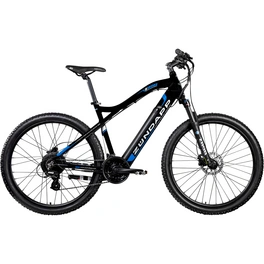 E-Bike »Z898«, 27,5 Zoll, 24 Gänge, max. Reichweite: 150 km, schwarz/blau