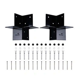 Eckelement »Pergola-Bausatz«, für Holzpfosten, 2er-Set, Stahl, inkl. Schrauben