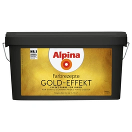 Effektfarbe »Farbrezepte Komplettset«, mit Gold-Effekt, goldfarben, 4,1 l