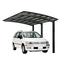 Einzelcarport »Portoforte«, Typ 110, Außenmaß BxT: 270,4 x 495,4 cm, schwarz