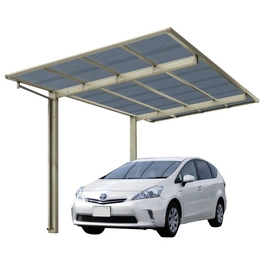 Einzelcarport »Swingline«, Typ 60, Außenmaß BxT: 274,6 x 531 cm, edelstahlfarben