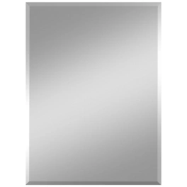 Facettenspiegel »Gennil«, rechteckig, BxH: 30 x 40 cm, silberfarben