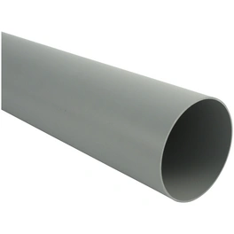 Fallrohr, 3 m; DN 105; grau, Kunststoff (PVC)
