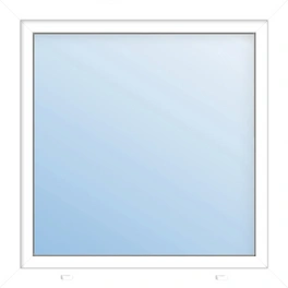 Fenster »76/3 «, Gesamtbreite x Gesamthöhe: 100 x 120 cm, Glassstärke: 33 mm, weiß