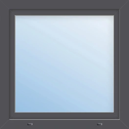 Fenster »77/3 MD«, Gesamtbreite x Gesamthöhe: 100 x 100 cm, Glassstärke: 33 mm, weiß/titan