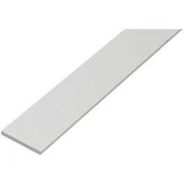 Flachstange, BxL: 20 x 1000 mm, weiß