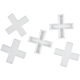 Fliesenkreuz, Kunststoff, weiß, 2 mm, 500 St.