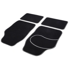 Fußmatte »Basic«, 4-teilig, Nadelfilz, schwarz/grau