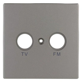 Futura Abdeckung Antenne TV/RF, Platin, Kunststoff