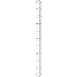 Gabionensäule, silbergrau, Maschenweite 5 cm x 20 cm