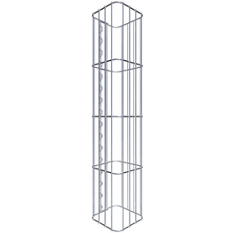 Gabionensäule, silbergrau, Maschenweite 5 cm x 20 cm