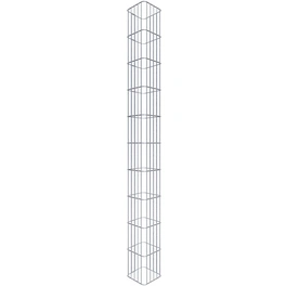 Gabionensäule, silbergrau, Maschenweite 5 cm x 20 cm