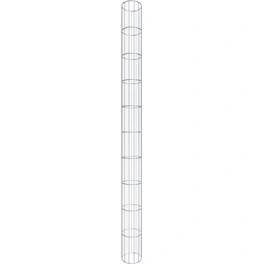 Gabionensäule, silbergrau, Maschenweite 5 cm x 20 cm