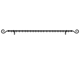 Gardinenstange, Länge: 7 cm, 1-läufig, Metall