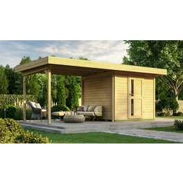 Gartenhaus, Holz, BxHxT: 575 x 226 x 375 cm (Außenmaße)