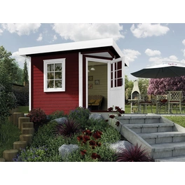 Gartenhaus »Designhaus 213«, Holz, BxHxT: 238 x 237 x 238 cm (Außenmaße)