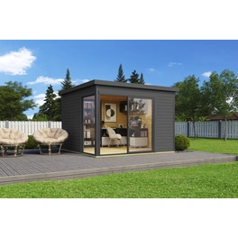 Gartenhaus »Domeo 1«, BxT: 300 x 300 cm (Außenmaße), Wandstärke: 44 mm, schwedenrot