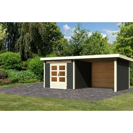 Gartenhaus »Kandern«, Holz, BxHxT: 565 x 222 x 274 cm (Außenmaße)