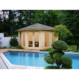 Gartenhaus »Katrin«, Holz, BxHxT: 360 x 301 x 360 cm (Außenmaße)