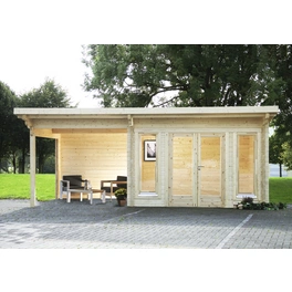 Gartenhaus »Trondheim 70-B XL«, BxT: 660 x 380 cm (Außenmaße), Wandstärke: 70 mm