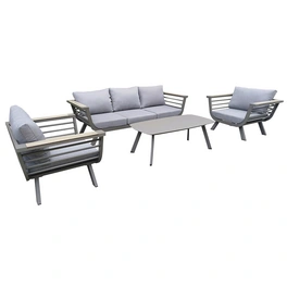Gartenmöbel »Aroa«, 5 Sitzplätze, Aluminium/Polyester, inkl. Auflagen