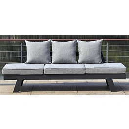 Gartensofa »Donna«, Breite: 216,5 cm, grau/anthrazit