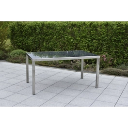 Gartentisch »Lucca«, BxHxT: 150 x 75 x 90 cm, Tischplatte: Sicherheitsglas