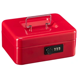Geldkassette »5020 C«, rot, Stahl, mit Zahlenschloss