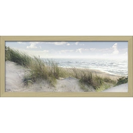 Gerahmtes Bild »Baltic Sea Coast«, Rahmen: Holzwerkstoff, natur