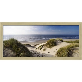 Gerahmtes Bild »Sea View«, Rahmen: Holzwerkstoff, natur