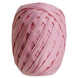 Geschenkband, Raffia, Länge: 3000 cm, rosa