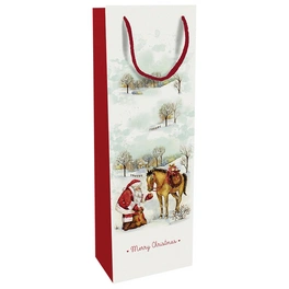 Geschenktasche Zauber der Weihnacht, 12x37x8 cm, glänzend