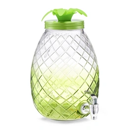Getränkespender »Ananas«, grün, Glas