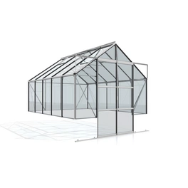 Gewächshaus »Cassandra«, 8,3 m², Aluminium/ESG Glas, winterfest
