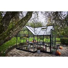 Gewächshaus »Garden Room«, schwarz, Aluminium/Sicherheitsglas