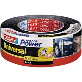 Gewebeband »extra Power Universal«, schwarz, BxL: 5 x 14.4cm
