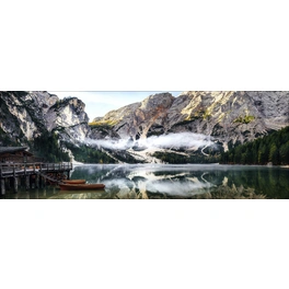 Glasbild »Wildsee IV«, mehrfarbig, Digitaldruck