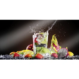 Glasboard »Cocktail Splash«, mehrfarbig, Glas