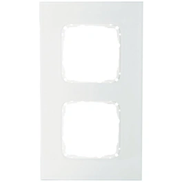 Glasrahmen, IP20, 2-fach, Busch-Jaeger Serien Reflex SI und Duro 2000SI, Kunststoff | Glas, Weiß