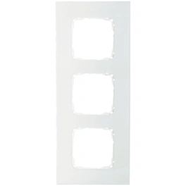Glasrahmen, IP20, 3-fach, Busch-Jaeger Serien Reflex SI und Duro 2000SI, Kunststoff | Glas, Weiß