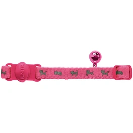 Halsband, für Katzen, Polyester/Kunststoff/Metall, pink