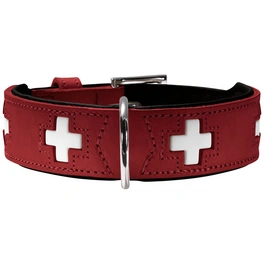 Halsband, Gr. M-L, rot/schwarz