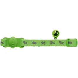 Halsband »Neon«, für Katzen, Polyester/Kunststoff/Metall, grün