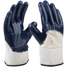 Handschuh, blau, Nitrilbeschichtet