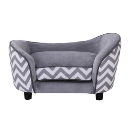 Haustier-Sofa, BxL: 5 x 10 cm, grau/schwarz
